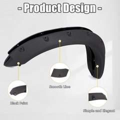 Fender Flares Compatible with 2009-2023 Dodge Ram 1500 Classic Pocket Rivet Styl