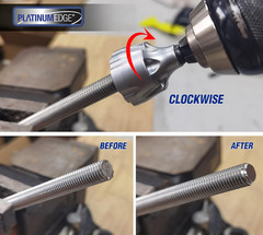 Deburring External Chamfer Tool, YG8 Carbide Blade, Deburring Drill Bit, Remove