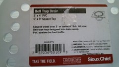 Sioux Chief Bell Trap Drain Replacement Cap (866-34PPK) FS