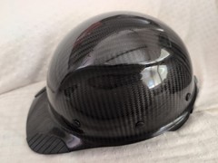 Lift Safety Dax Carbon Fiber Cap Hard Hat Matte Black Minor Scratches.