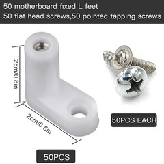 50 PCS Circuit Board Plastic Standoffs Mounting Hardware Motherboard Standoff
