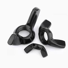 Black Wing Nut M3 M4 M5 M6 M8 M10 M12 M14 M16 304 Stainless Steel Butterfly Nut