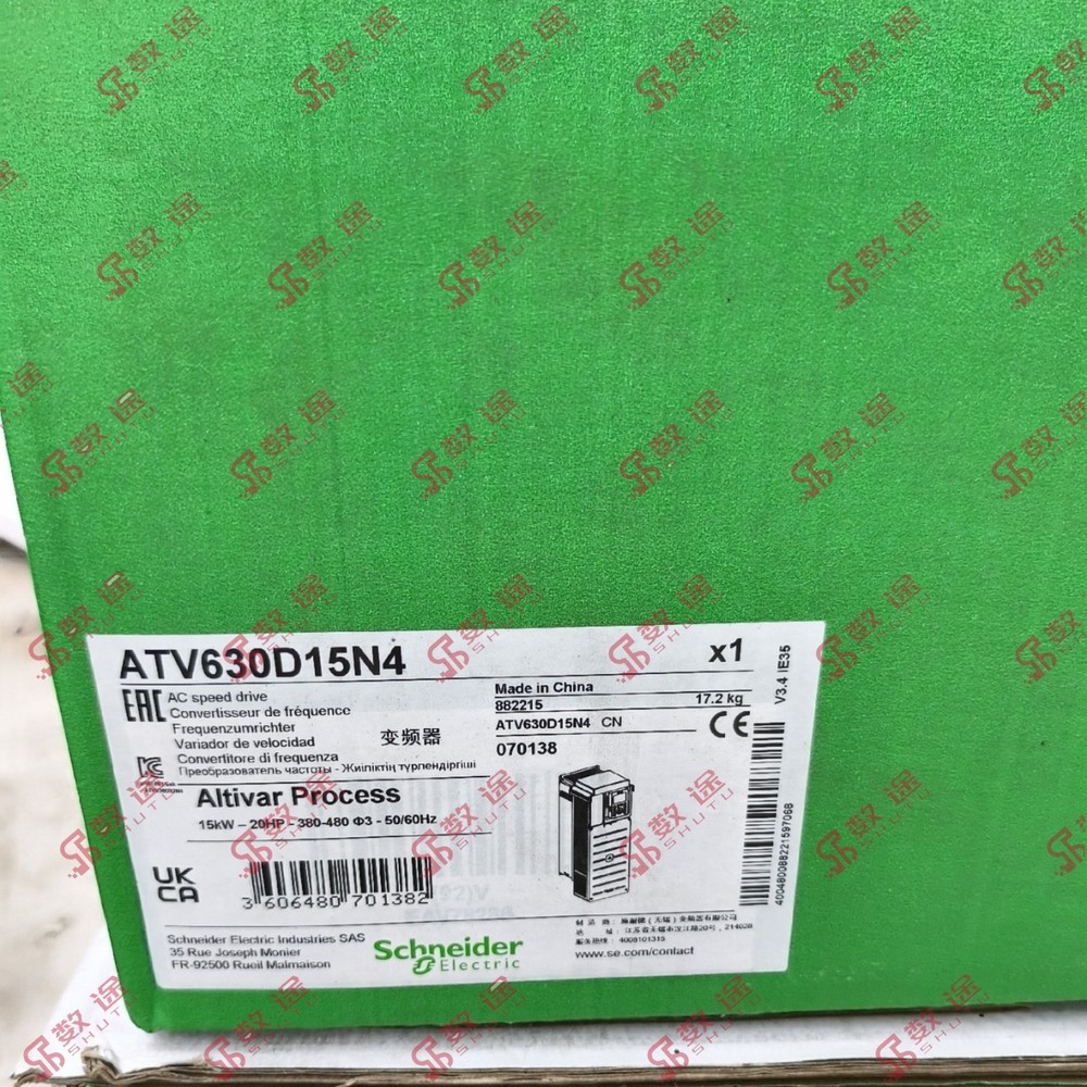 Schneider ATV630D15N4 15kW 380-480V Inverter#1pcs new in box