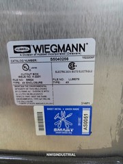 Eaton Wiegmann Stainless Panelboard Control Panel Enclosure 4X Rainproof 36″x74″