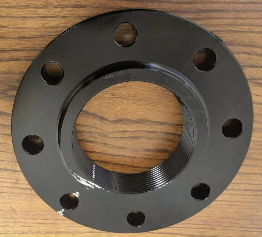 4″ 150LB Raised Face Carbon Steel Threaded (NPT) Flange A105 ASME B16.5