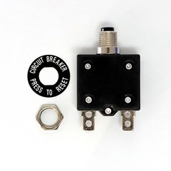 New 15 Amp Push Button Thermal Circuit Breaker 12-32V DC 125-250V Volt AC