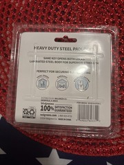 Complete Home 2 Pack Heavy Duty Steel Padlocks – Lock Size 1.5 IN (38 mm)