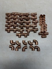 Copper 1/2” Nibco fittings Solder T, 90 and straight Fitting NEW