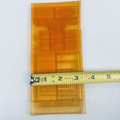 Vintage Du Pont DuPont Printers Yellow Stamp Cyrel Deep Relief Rubber Rare!