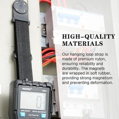 Magnetic Hanger Strap Kit For Fluke Multimeter Strong Clip Magnet Hanging Loop