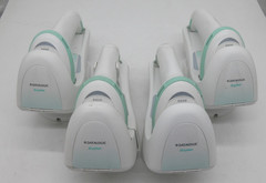 LOT OF 4 Datalogic GBT4500 2D Healthcare Barcode Scanner & Cradle
