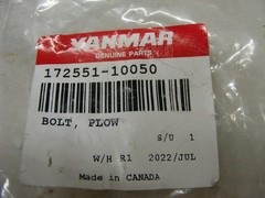 Yanmar 172551-10050 Plow Bolt (zz13) c