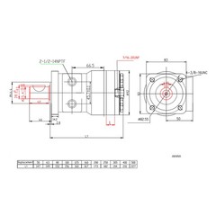 Wheel Motor Hydraulic 101-1007-009 200RPM 5MPa Replacement 300CC 4 Flange Holes