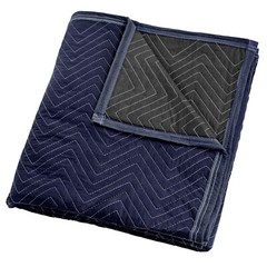 Moving Blanket Furniture Pad – Pro Economy – Navy Blue and Black 80″ x 72″