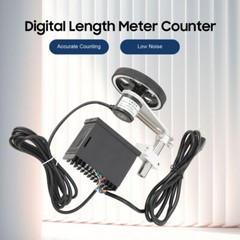 Digital Length Meter Counter Mechanical Length Counter Single Measure 0-999999m