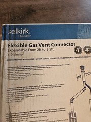 Selkirk 4 in Flexible Gas Vent Connector Expandable 2-3.5 ft 4EFC-3S