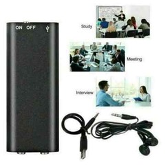 Ultra-Thin Tiny Mini Voice Recorder 4-32GB Sound Activated Digtal Professional