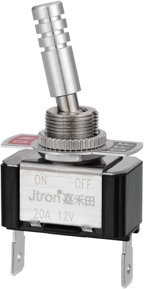 Car Heavy-Duty Rocker Toggle Switch 12V 20A Waterproof Toggle Switch ON Off Swit