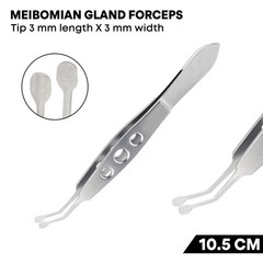 Meibomian Gland Forceps Tip 3 x 3 mm German Steel Ophthalmic Instruments