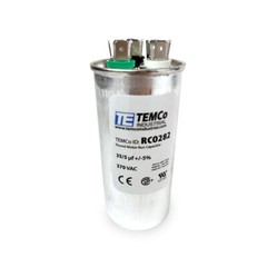 TEMCo 35+5 uf/MFD 370 VAC volts Round Dual Run Capacitor 50/60 Hz -Lot-1