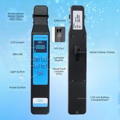 ILFI-449 Optical Fiber Identifier 800-1700nm w/ VFL Optical Power Meter Color