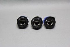 Lot of 3 NEW AMPHENOL MODULAR COUPLER CONNECTOR JACK RJ45 RJFRB71