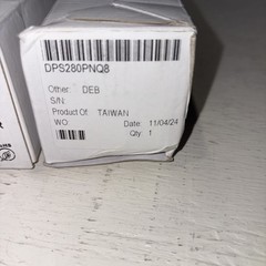 Numatics pressure sensor DPS280PNQ8. 12–24 VDC.