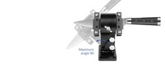 Hardened File Guide Knife Making Tool, Hardened Metal Hardness up to 55, for