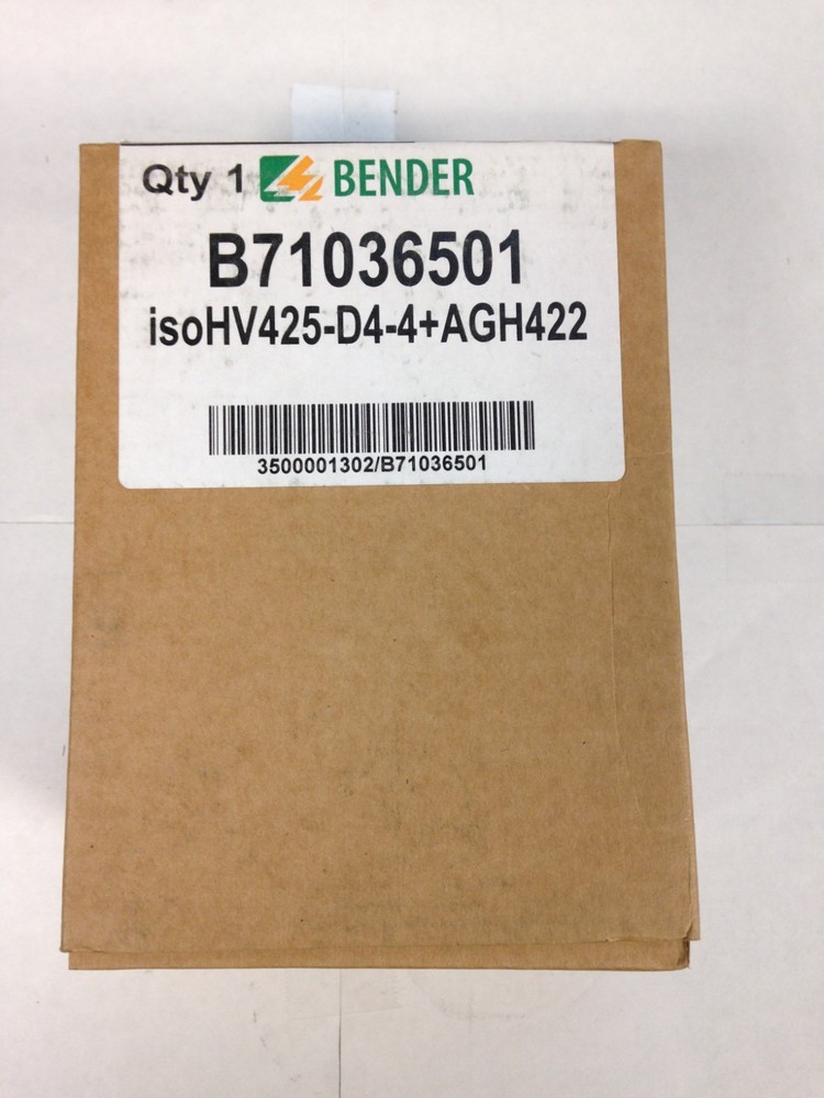 Bender isoHV425-D4-4+AGH422 B71036501 Isolation Monitoring Coupling 35 BRAND NEW