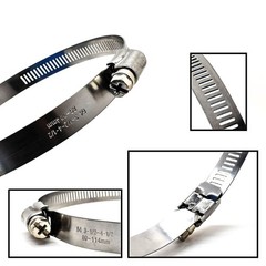 Big Horn 11742PK 4 Inch Hose Clamp Flat Style For Dust Collection Rep Jet JW1022