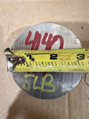 One Piece 4140 Hot Rolled Steel Bar Round Stock Heat Treated 3” OD x ~1 3/4”