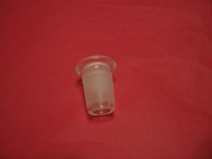 Glass Adapter Slide Bowl Extension Glass Expander 14mm Female to 18mm Male