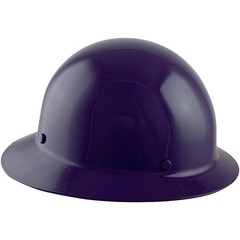 MSA Skullgard Full Brim Hard Hat With Ratchet Suspension – Purple