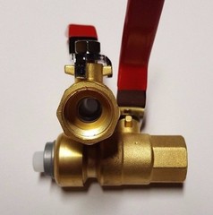 5 PIECES 1/2″ PUSH FIT x 1/2″ FNPT (FEMALE THREADED) BALL VALVE
