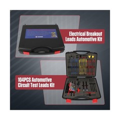 104PCS Automotive Circuit Test Leads Kit Electrical Breakout Leads Automotive…