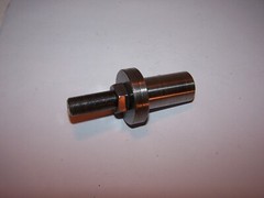Motor Arbor 3 1/2” Length, 1 7/8″ Treads, 1/2″x 20TPI Threads, Adapter, #P453