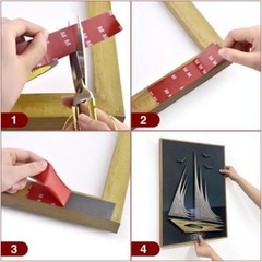 3M Mounting Tape VHB 5925 Double Sided Tape Heavy Duty for Car, Home and Office