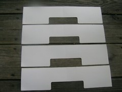 Dorman 4 Drawer Metal Parts Cabinet Original Peel & Stick Front 4 Labels Only