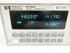 HP 8156A OPTICAL ATTENUATOR 121 FOR PARTS ONLY