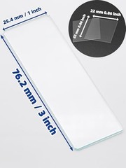 Blank Glass Microscope Slides and Covers – Ground Edges & 45° Clipped Corners, H