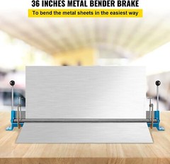 Manual 30″ Sheet Metal Bender Brake 0-90 Degree 18 Gauge Steel 14 Gauge Aluminum