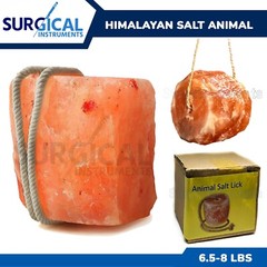 Himalayan Salt Animal Wellness Lick on A Rope 6.5-8 lbs. 100% Natural Pure Salt