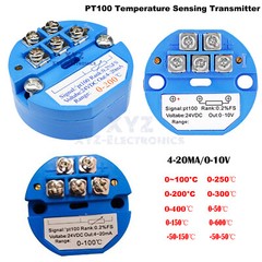 4-20MA 0-10V Temperature Sensor Transmitter Module PT100 Transmitter Module