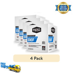 (4 Pack) Super Tech DEF Diesel Exhaust Fluid, 2.5 Gallon Jugs, For SCR Vehicles