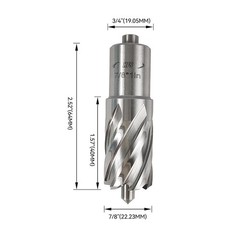 HFS(R) 7/8“ Diameter x 1”Depth of Cut Cyclone High Speed Steel Annular Cutter