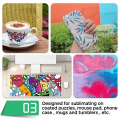 150 Sheets Koala Sublimation Paper 8.5X11 for Inkjet Heat Transfer Cotton Poly