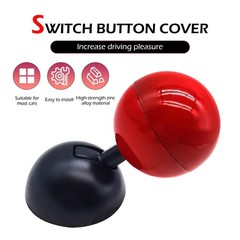 CyperFair Push Start Button Cover, Stylish Ball-type Joystick Start Protectiv…
