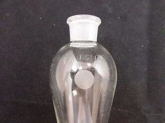 Chemglass Glass 60mL Squibb Separatory Funnel PTFE Stopcock 2mm #16 CG-1742-02
