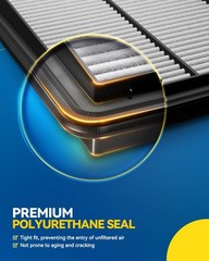 PHILTOP Engine Air Filter, Compatible with CA10013 Honda Pilot 2009-2015,