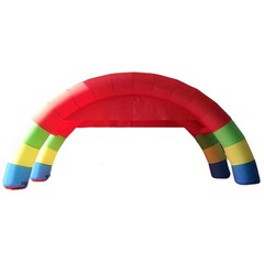 26ft Span Double Leg Arch Frame Heavy Duty PVC Oxford Cloth Inflatable No Blower